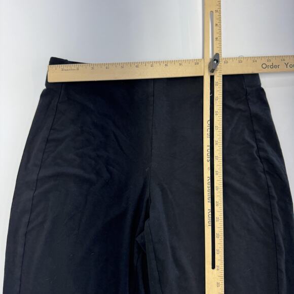 J.Jill Wearever Pants Womens Petite Medium Black Forward-Seam Ankle Stretch Knit - Picture 6 of 8